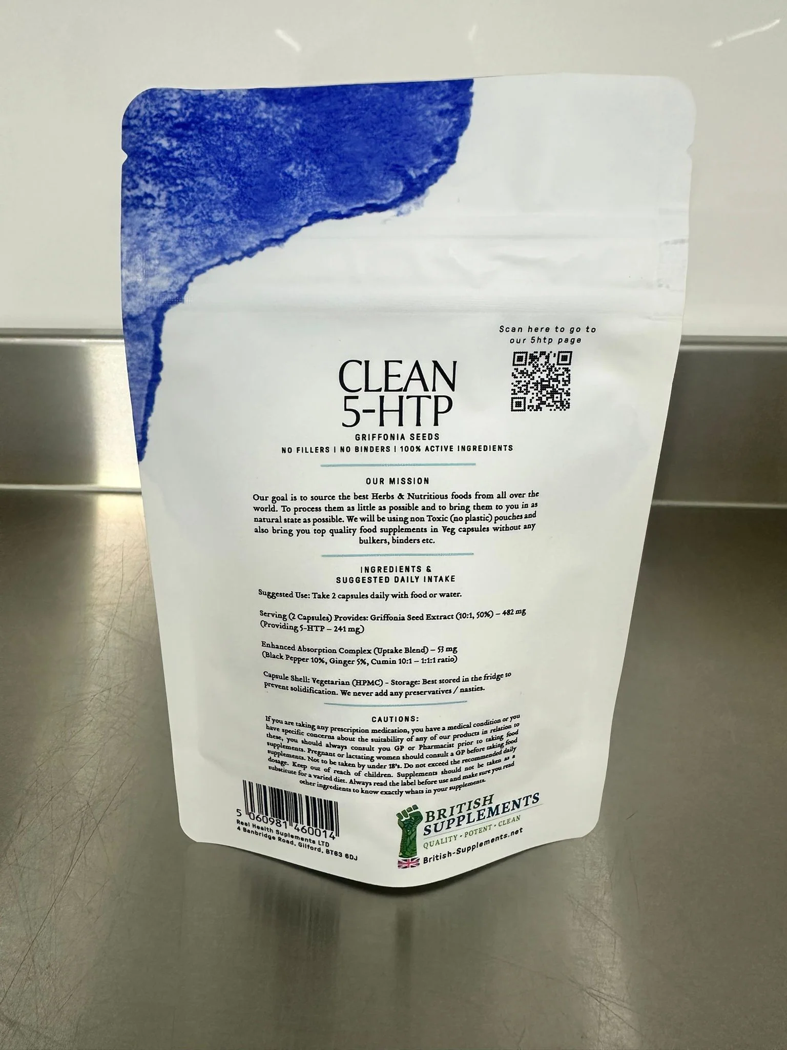Clean Genuine 5-HTP 241.2mg + Uptake Blend - Image 5