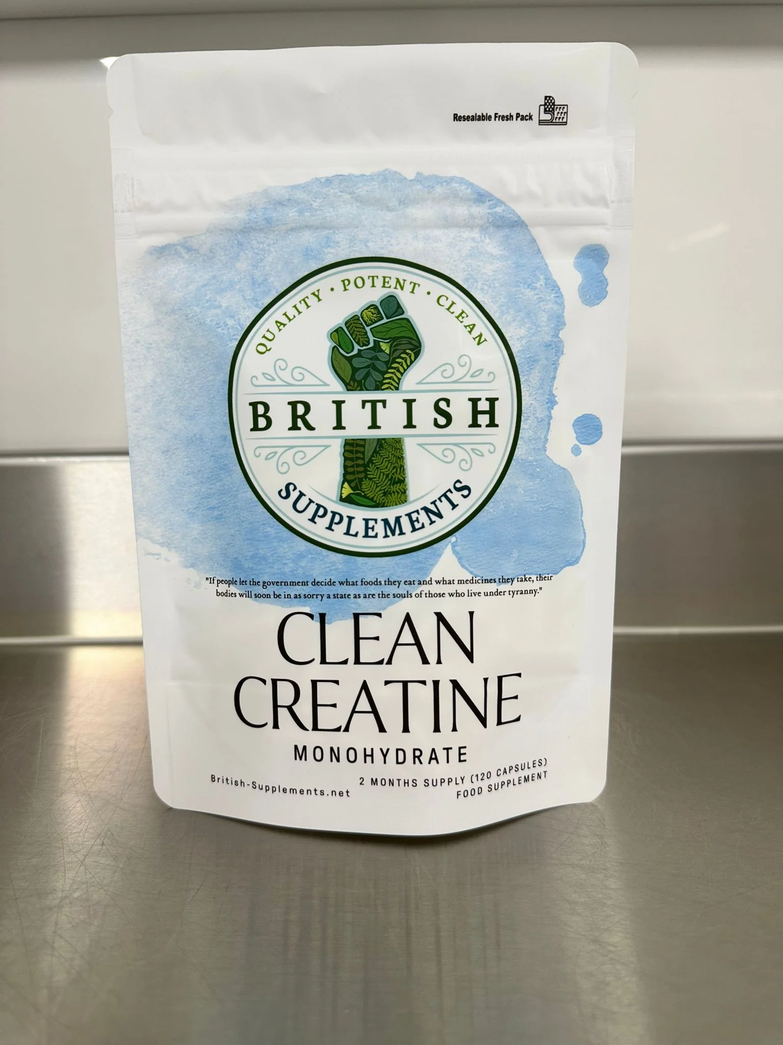 Clean Genuine Creatine Monohydrate, 1,186mg per serving - Image 3