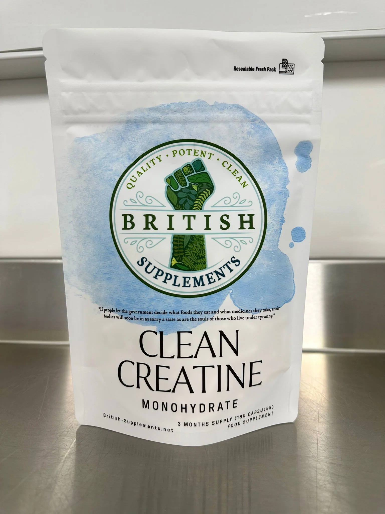 Clean Genuine Creatine Monohydrate, 1,186mg per serving - Image 4