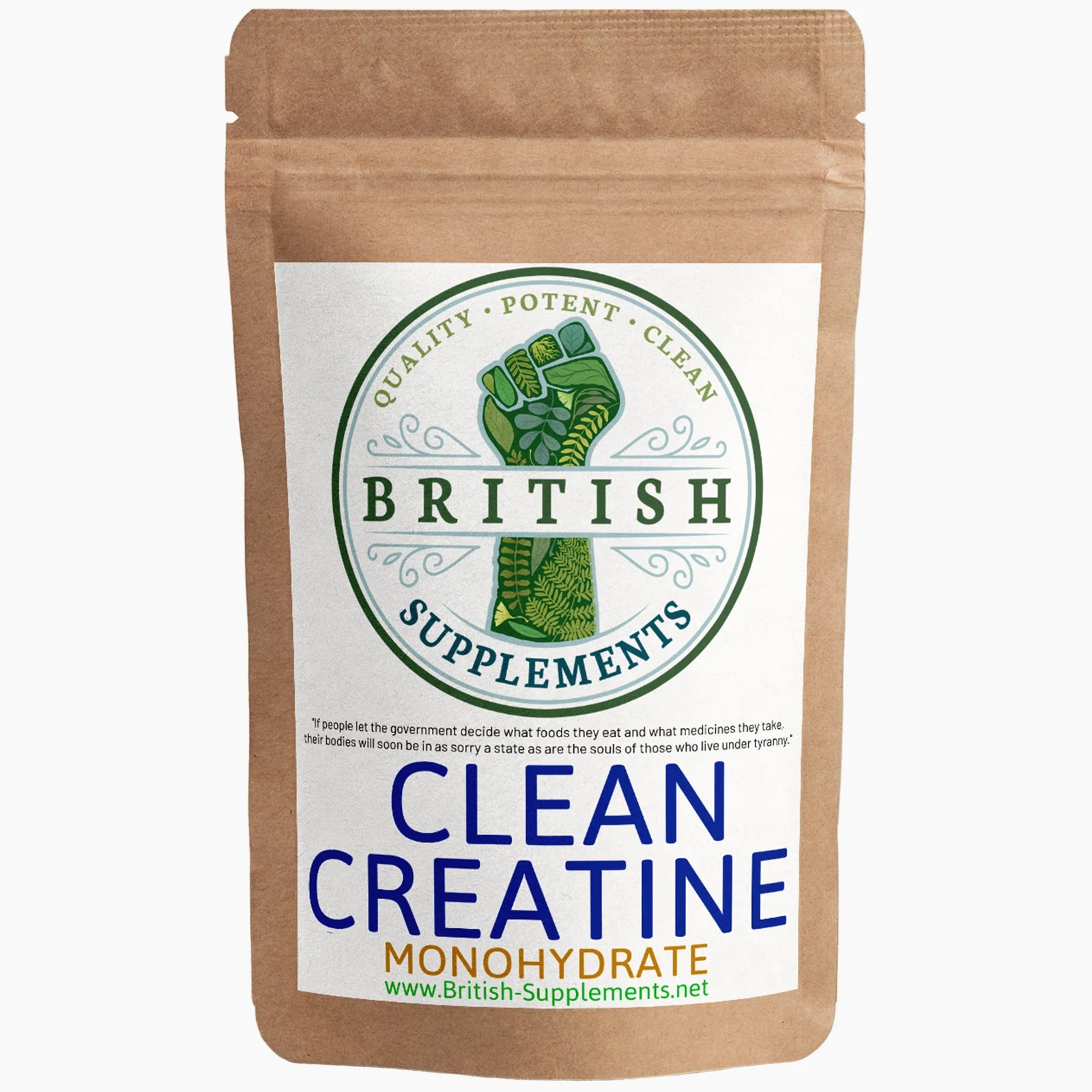 Clean Genuine Creatine Monohydrate, 1,186mg per serving - Image 7