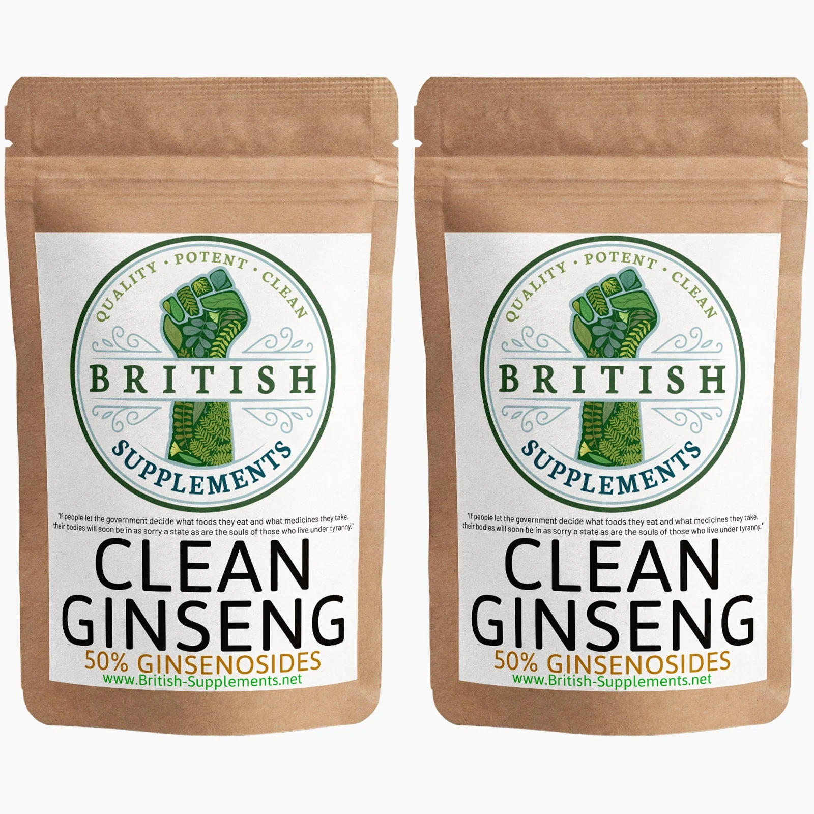 Clean Ginseng Panax 13,662mg (222.7mg Ginsenosides) - Image 6
