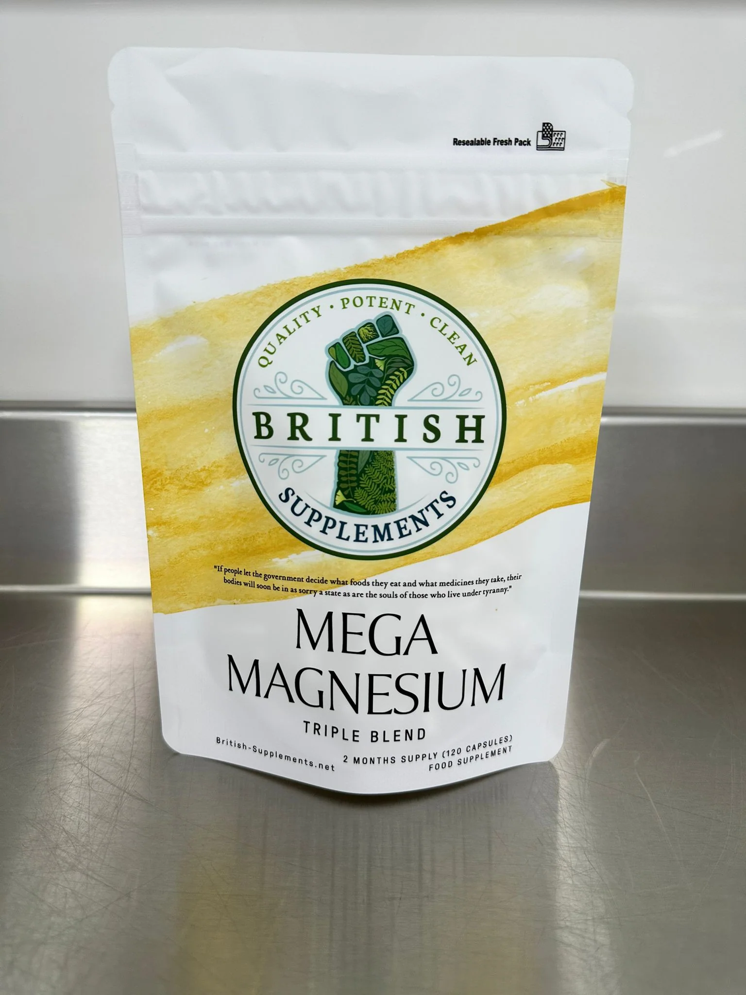 Clean Genuine Magnesium 1,404mg (Mega Mag) - Image 3