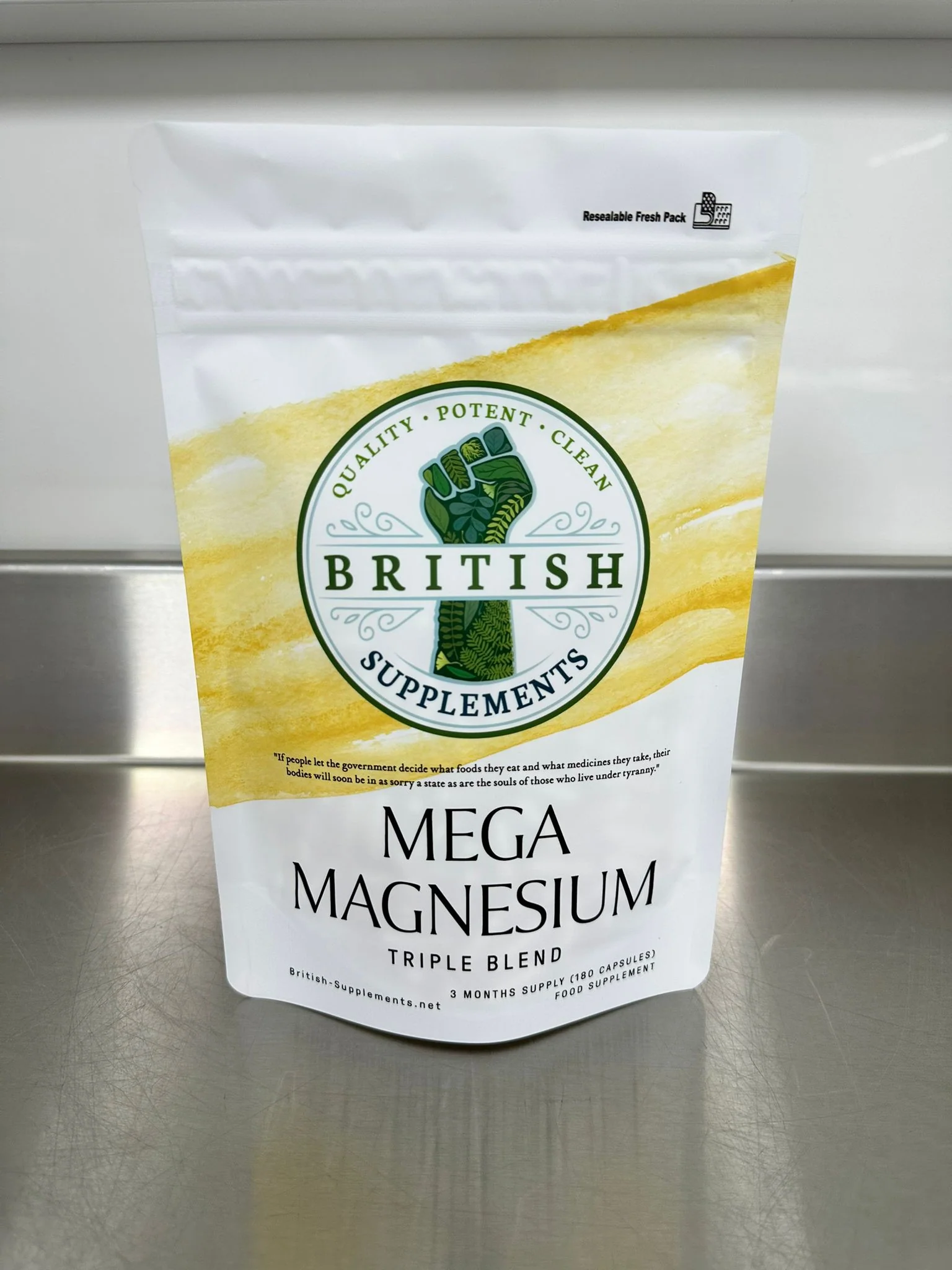 Clean Genuine Magnesium 1,404mg (Mega Mag) - Image 4