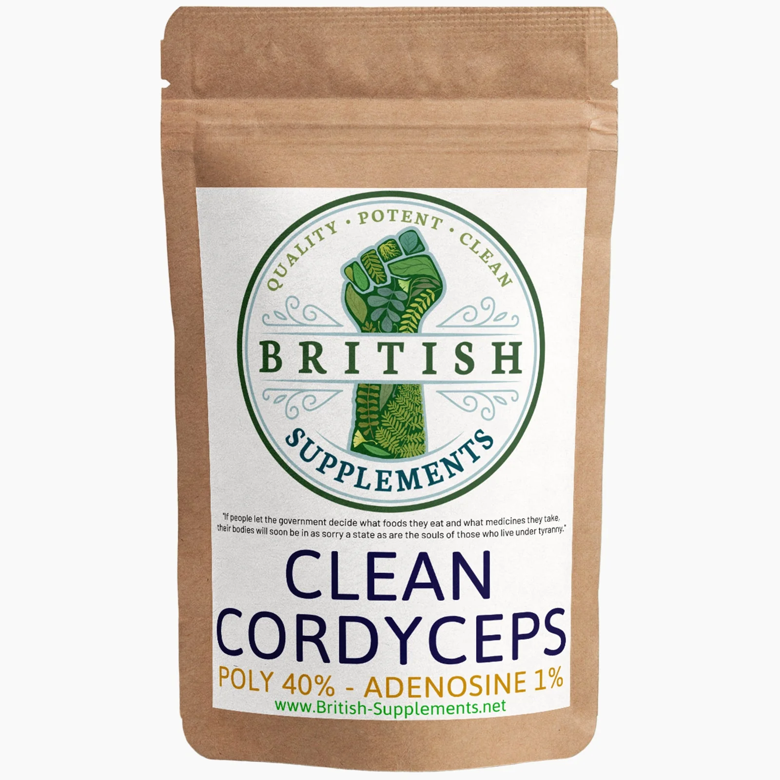 Clean Genuine Cordyceps polysaccharides 40%, Adenosine 1% - Image 7